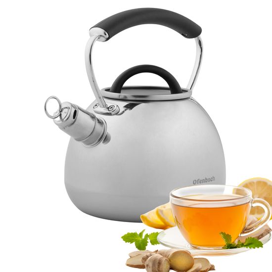 Чайник 2,5 л. из нержавеющей стали со свистком Ofenbach NB 100310
