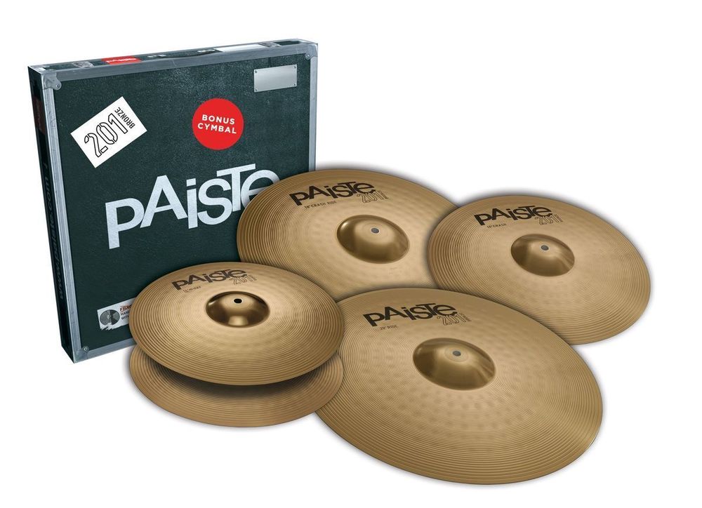 Набор Тарелок (14&quot;/ 18&quot;/ 20&quot;+16&quot;) Paiste 201 Bronze Universal Set + Bonus 16