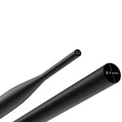 Термоусадочная трубка ЭРА NO-224-546 ТТУк 9/3 чёрная с клеевым слоем в отрезках по 1 м 5 шт