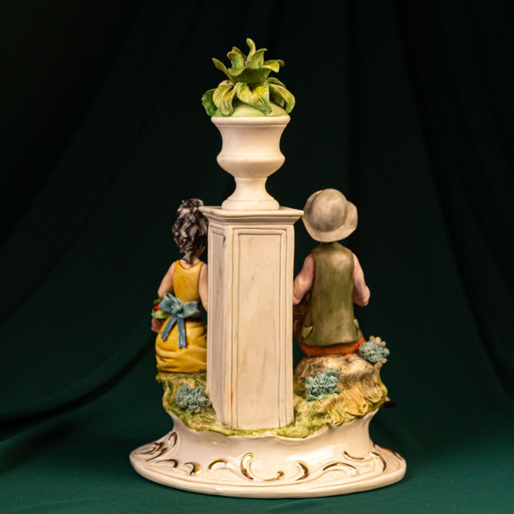 Фарфоровая мануфактура Capodimonte «Сбор урожая яблок»