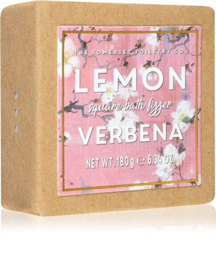 The Somerset Toiletry Co. Square Bath Fizzer - таблетки для ванн с пеной /  Lemon & Verbena 180  g  / GTIN 639136527275