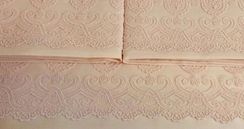 Постельное белье ARIAN розовый  с кружевом   TIVOLYO HOME Турция