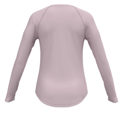Женская теннисная футболка (dł. Рукава) Under Armour Womens UA RUSH™ Long Sleeve - retro pink/iridescent