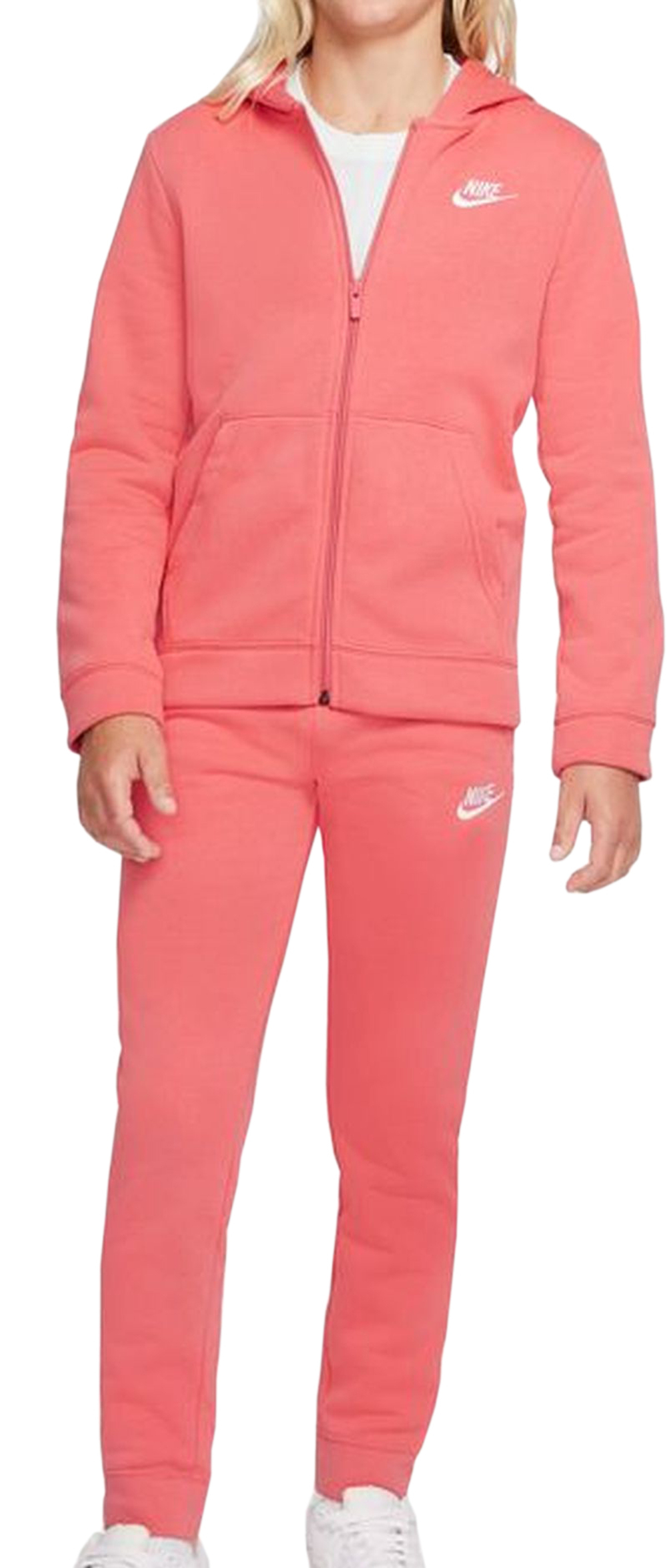 Детский теннисный костюм Nike Boys Sportswear BF Core - pink salt/pink salt/pink salt/white