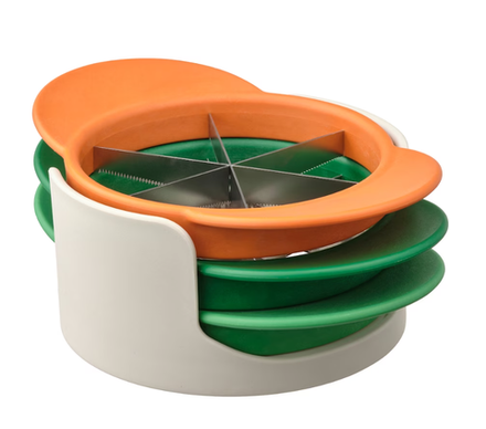 УППФИЛЛД UPPFYLLD Нарезка для фруктов, набор 4 шт, цветные