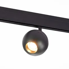 ST354.446.12 Магнитный трековый светильник Черный LED 1*12W 4000K 680Lm Ra>80 36° IP20 L120xW100xH19 СКАЙЛАЙН 48V