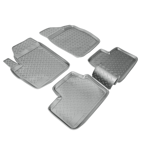 Ковры в салон Norplast/Unidec для Chery Kimo (2007-)Полиуретан,Серый, арт.NPL-Po-11-01-G