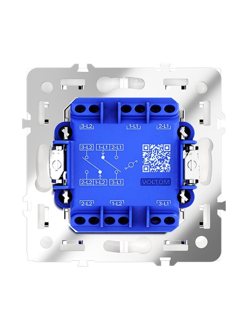 Переключатель проходной 2-кл. СП S70 10А механизм кашемир Voltum VLS020303