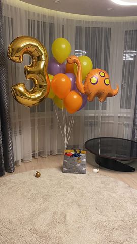 Набор шаров динозавр Бронтозавр на 3 года