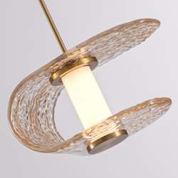 Подвесной светильник MD24020901-3B gold/cognac