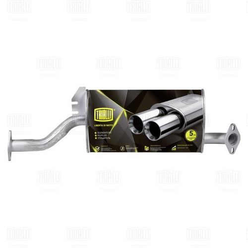 Глушитель Great Wall Hover H3 (10-) 2.0i Нерж. (TRIALLI)