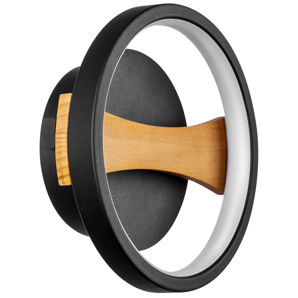 723627 Бра LODI LED 9W 720LM ЧЕРНЫЙ/ДЕРЕВО 3000K