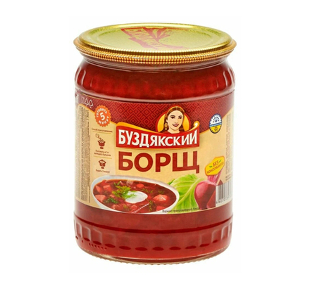 Борщ консервированный Буздякский из свежей капусты 500 г