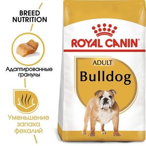 Корм для взрослых собак породы английский бульдог, Royal Canin Bulldog Adult