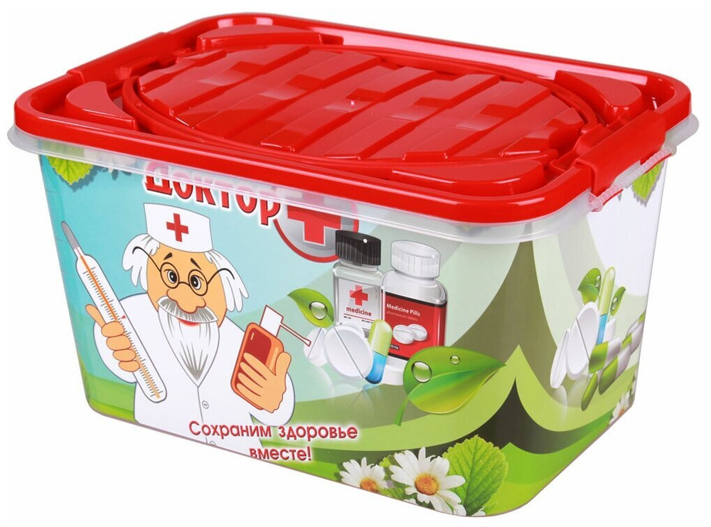 КОНТЕЙНЕР ДОКТОР+ 7Л ПРЯМОУГОЛЬНЫЙ М3259