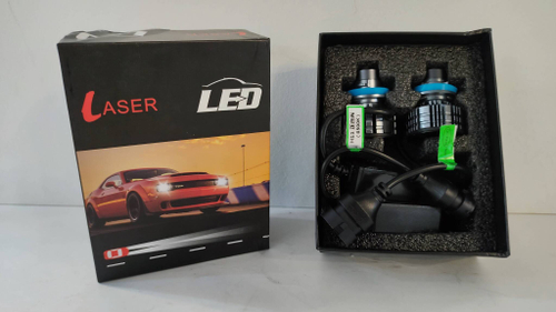 H11 (Линзы) / Светодиодные (H11) линзы LAZER LED H11 головного света (5500k) (2 шт. Комплект) 0.3 кг 14х11х6