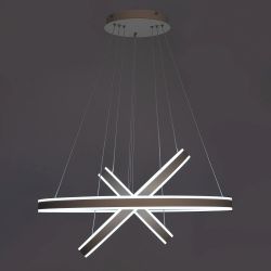 Citilux Дуэт CL719680 LED Люстра подвесная с пультом Белая