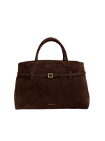 Сумка Manu Atelier Le Cambon 35 Deep Brown Suede