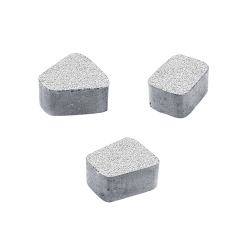 Тротуарная плитка КЛАССИКО (круг) - Гранит Белый, комплект из 3 видов плит