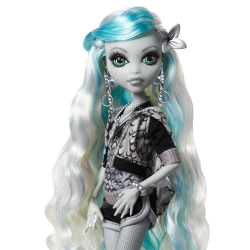 Monster High - Lagoona Blue Black & White Reel Drama Scary Séance Коллекционная кукла HKN30