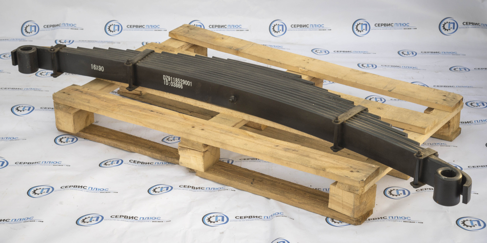 Рессора передняя левая 8x4 14 листов SHAANXI DZ9118529001