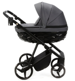 Детская коляска Adamex Quantum 3 в 1 Q-TK57 TIP (Т.СЕРЫЙ)