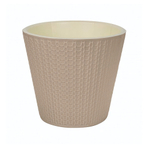 Горшок для цветов "Velvet" D160 мм, 1,6л (бежевый)