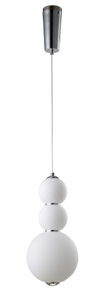 Подвесной светодиодный светильник Crystal Lux DESI SP3 CHROME/WHITE