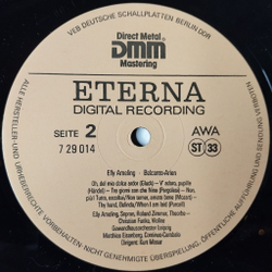 Винтажная виниловая пластинка LP Elly Ameling, Kurt Masur, Gewandhausorchester Leipzig Belcanto Arien (ГДР 1986)