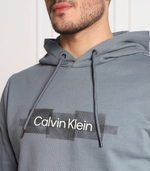 Худи box striped logo Calvin Klein - голубой(K10K110761)