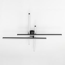 Citilux Стиг CL203141 LED Люстра потолочная с пультом Чёрная