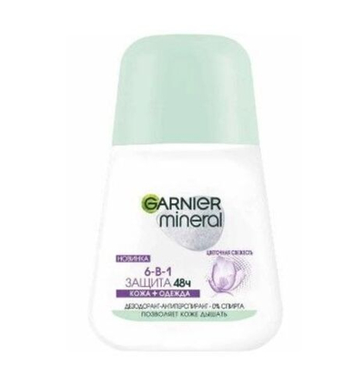 GARNIER Део-ролик Защита 6 Цветочная Свежесть 50мл, 6 шт в упаковке