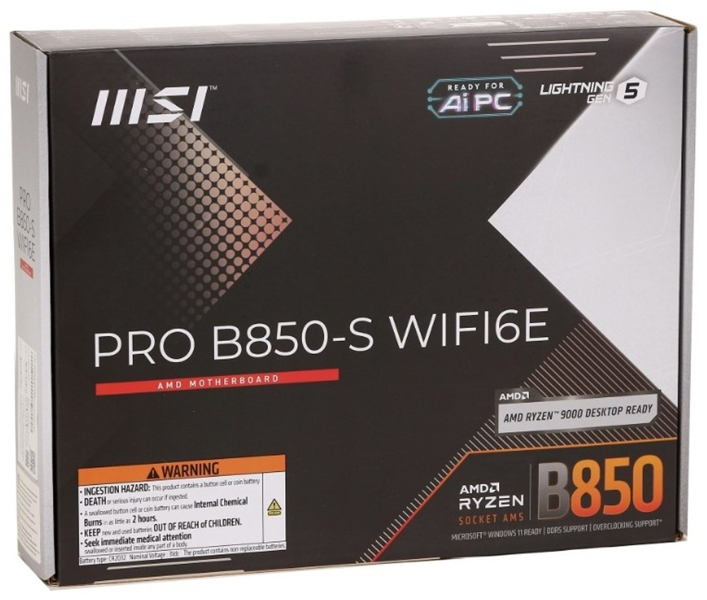 Материнская плата MSI PRO B850-S WiFi6E