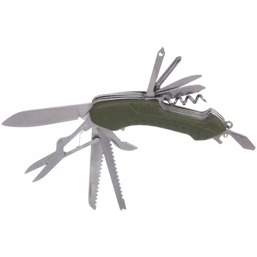 Нож универсальный многофункциональный складной 11 предметов, 9 см A11