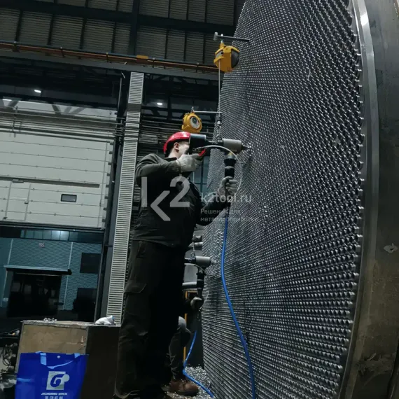 Кромкорез для труб с пневматическим зажимом Nodha ТВР-40