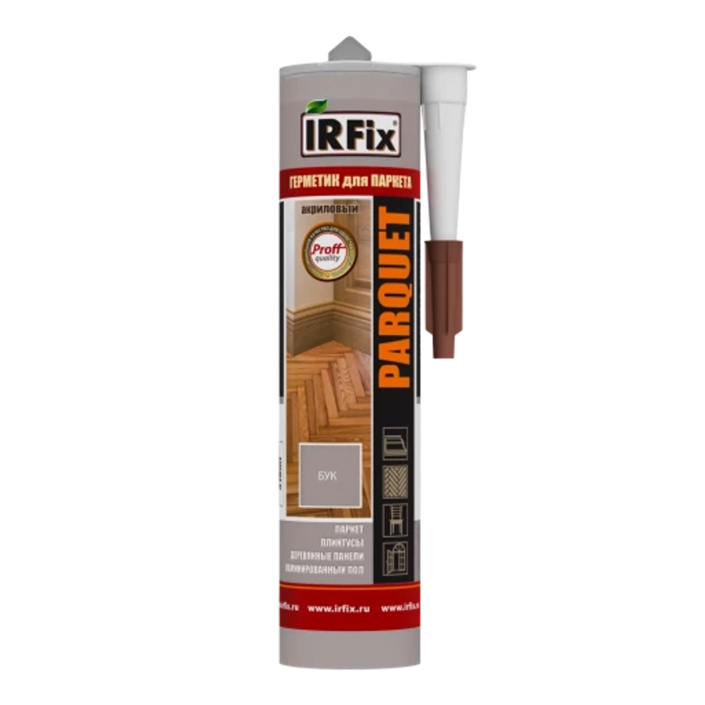 IRFix Parquet Герметик акриловый для паркета 310мл "Бук"