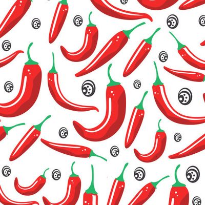 Яркие красные острые перцы чили