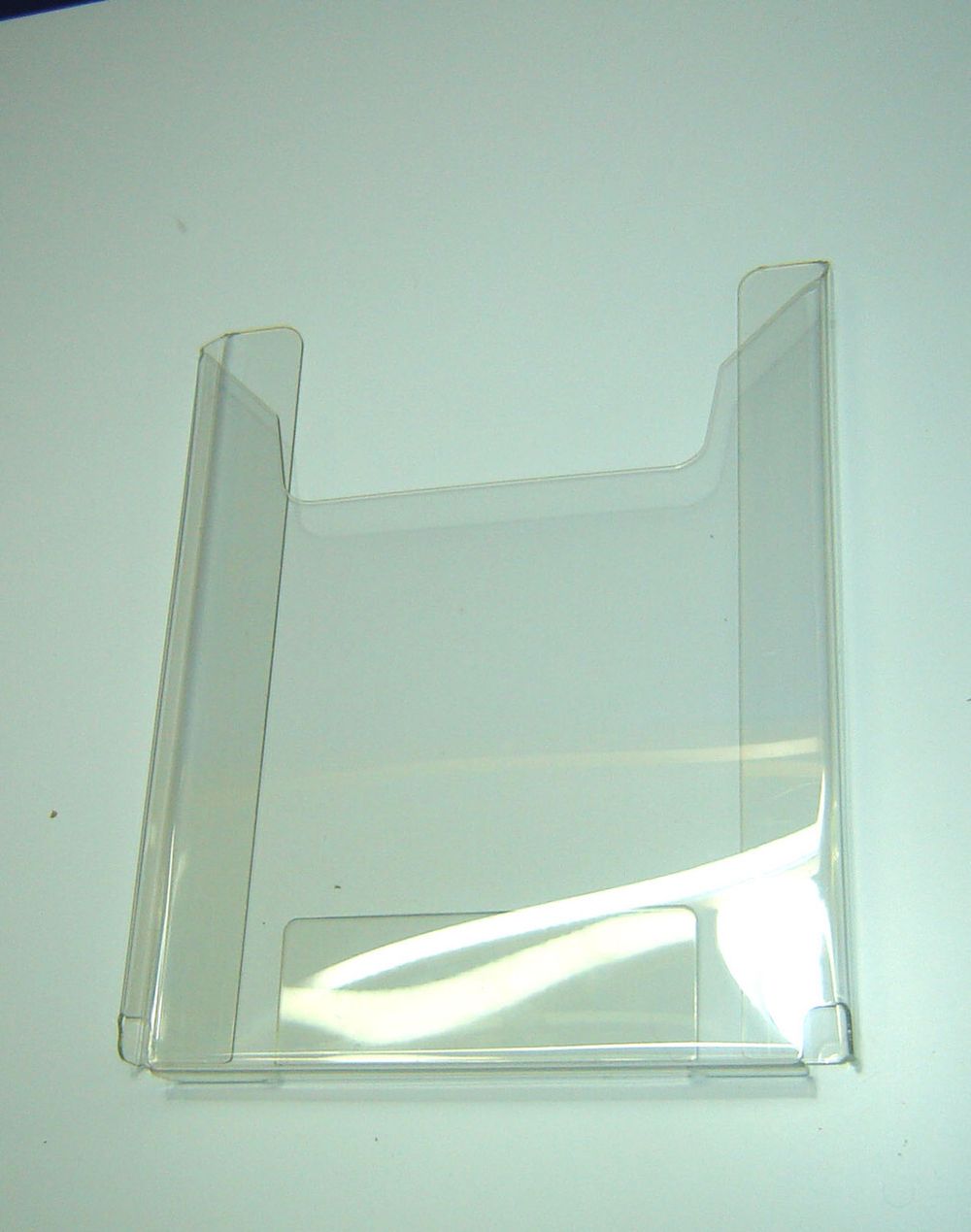 Карман буклетница А4 верт Н=275, 15мм, 1,5 ПЭТ + скотч