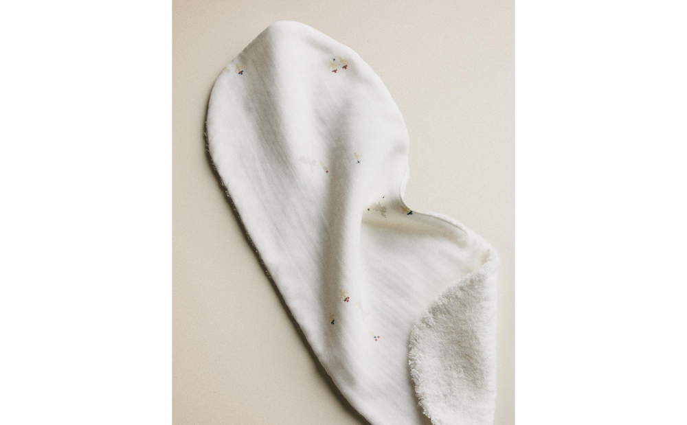 Zara Home Полотенце для лица и рук из хлопка, экрю, 45x23 см · 5673/490