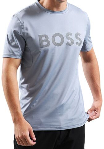 Мужская теннисная футболка BOSS Active - dark grey
