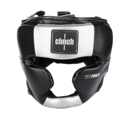 Шлем боксерский Clinch Punch 2.0 Full Face черно-серебристый C148