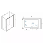 Душевая система RGW Shower Panels SP-6143-01 50140801-01 хром