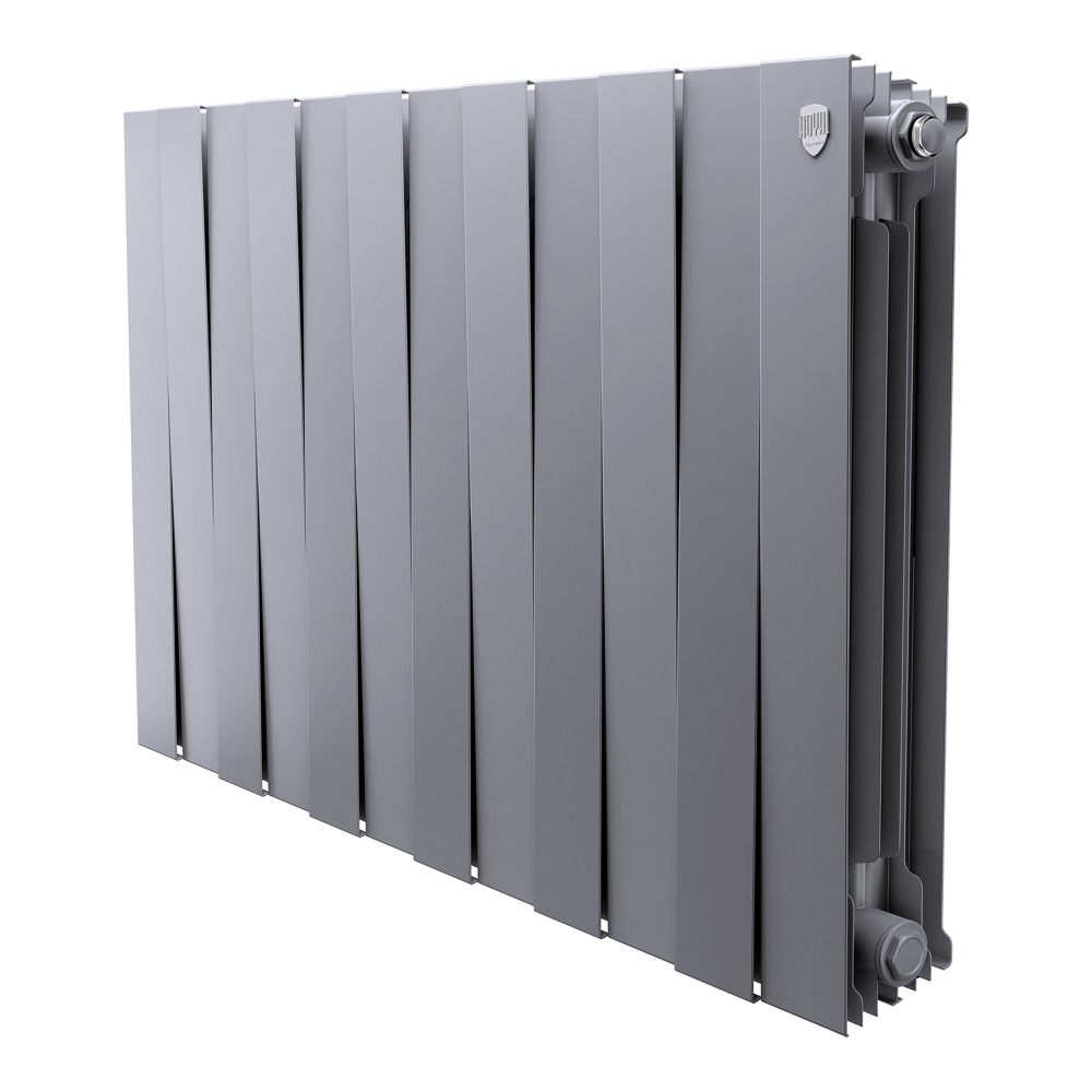 Радиатор биметаллический Royal Thermo PianoForte 500 Silver Satin 12 секций