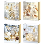 Пакет подарочный «Новогодние украшения» 32*26*10 см, микс