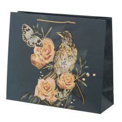 GAEM Пакет подарочный (бумага 210г/м2, блок микс 12шт), L38 W12 H32 см, 4в.