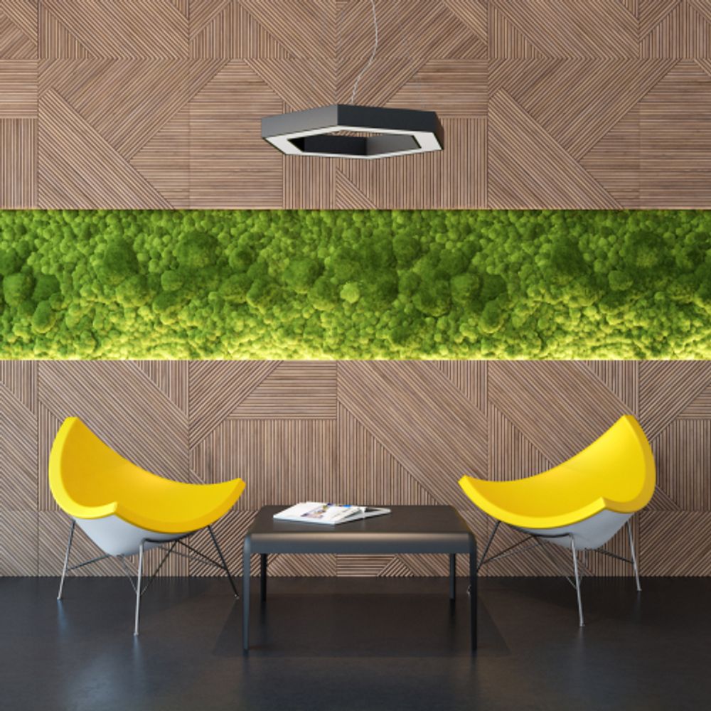 Светильник LED ЭРА Geometria SPO-122-B-40K-066 Hexagon 66Вт 4000К 5300Лм 800*800*80 черный подвесной драйвер внутри | Декоративные светильники Geometria