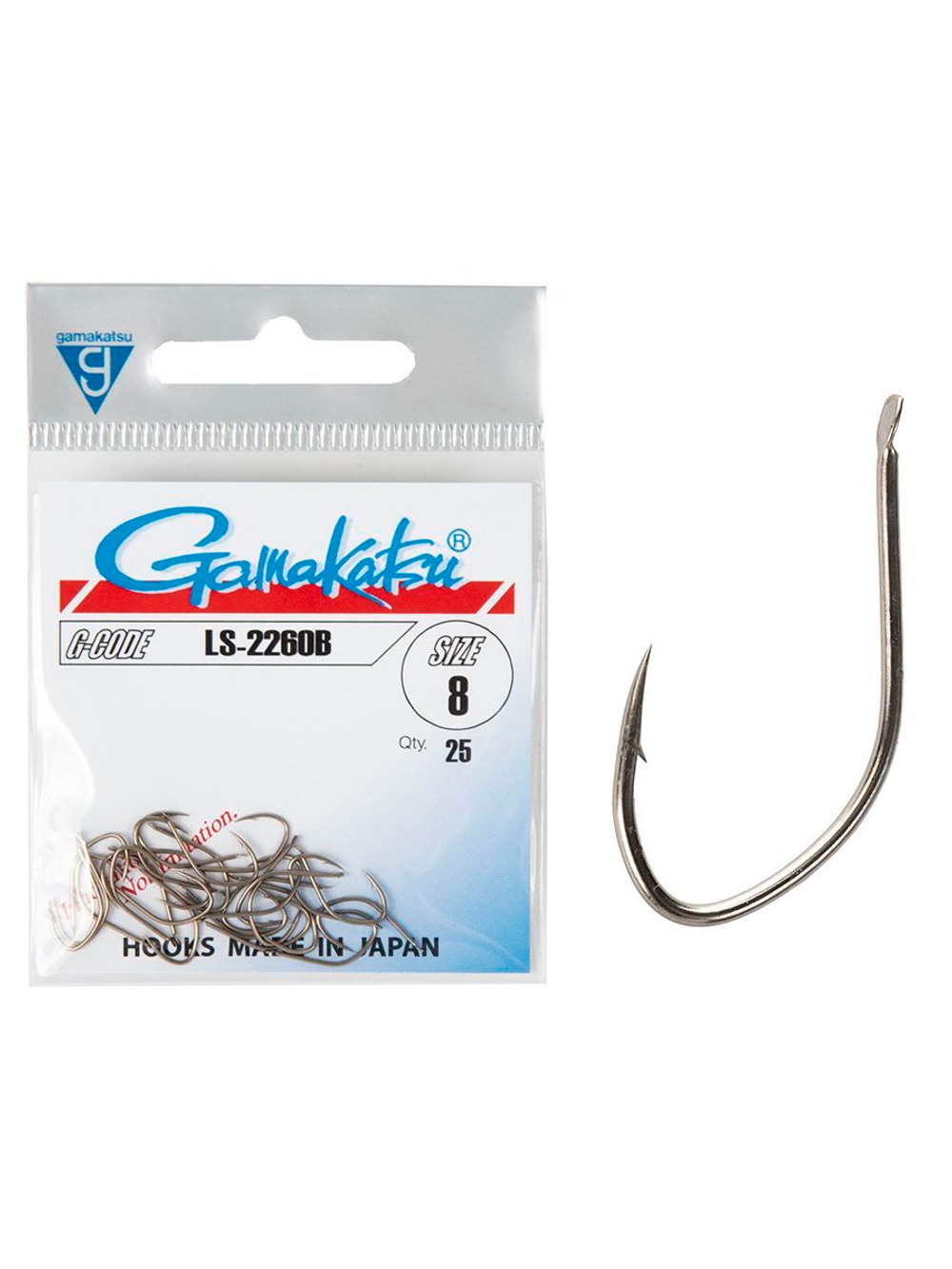Крючки Gamakatsu LS-2260B HOOKS BRONZE размер 10 (упк.25шт.)