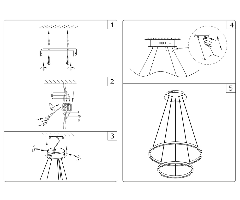 Подвес диммируемый Kink Light Тор 08219,19A(4000K)
