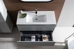 Тумба с раковиной Allen Brau Eclipse 1.E1003.PWM 100 рapyrus white matt