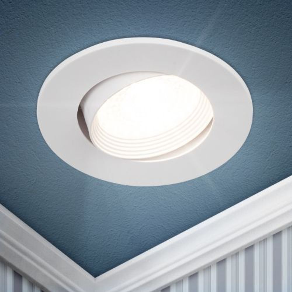 Светильник встраиваемый декоративный KL92 WH MR16/GU5.3 бел. пластик. Эра Б0054373